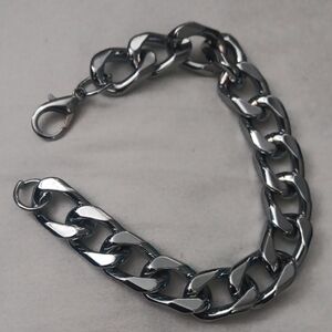 Men's Silver Chain Bracelet